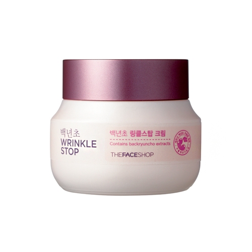 Kem dưỡng da Backryuncho Wrinkle Stop cream The Face Shop